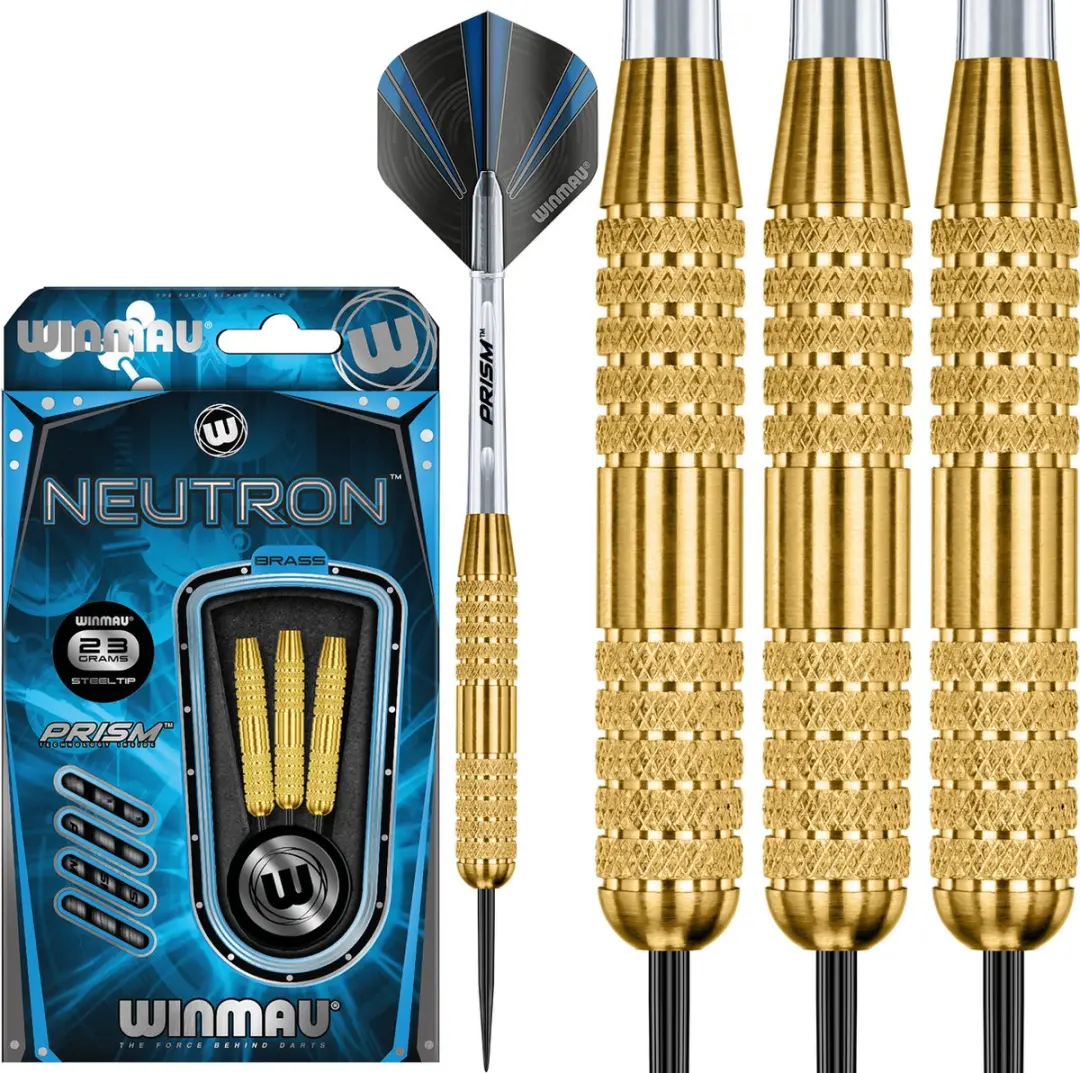 Winmau Neutron 3 Brass Dartpijlen
