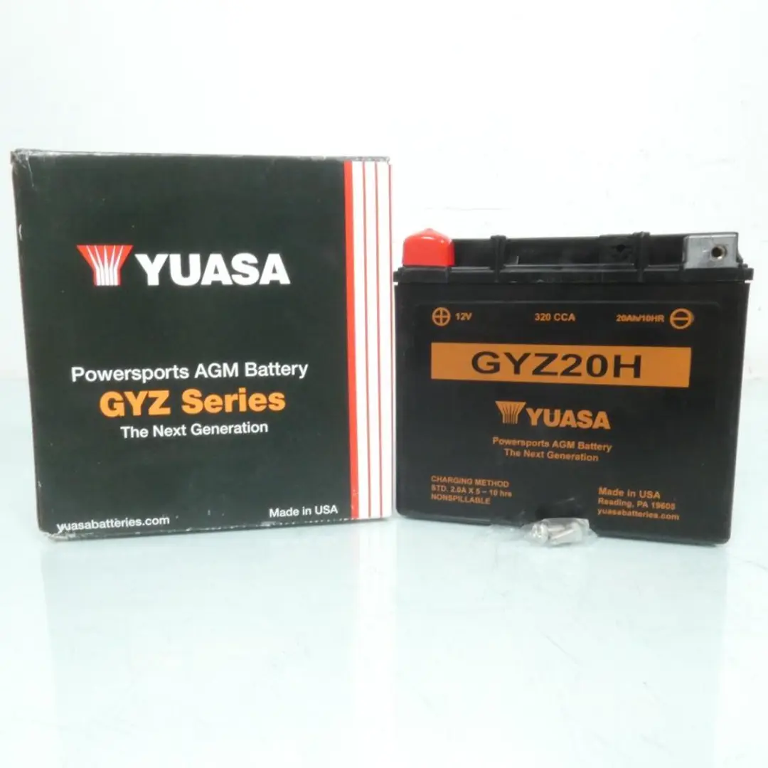 Batterie SLA Yuasa pour Quad Arctic cat 700 4X4 Auto 2007 à 2011 GYZ20H / 12V 2
