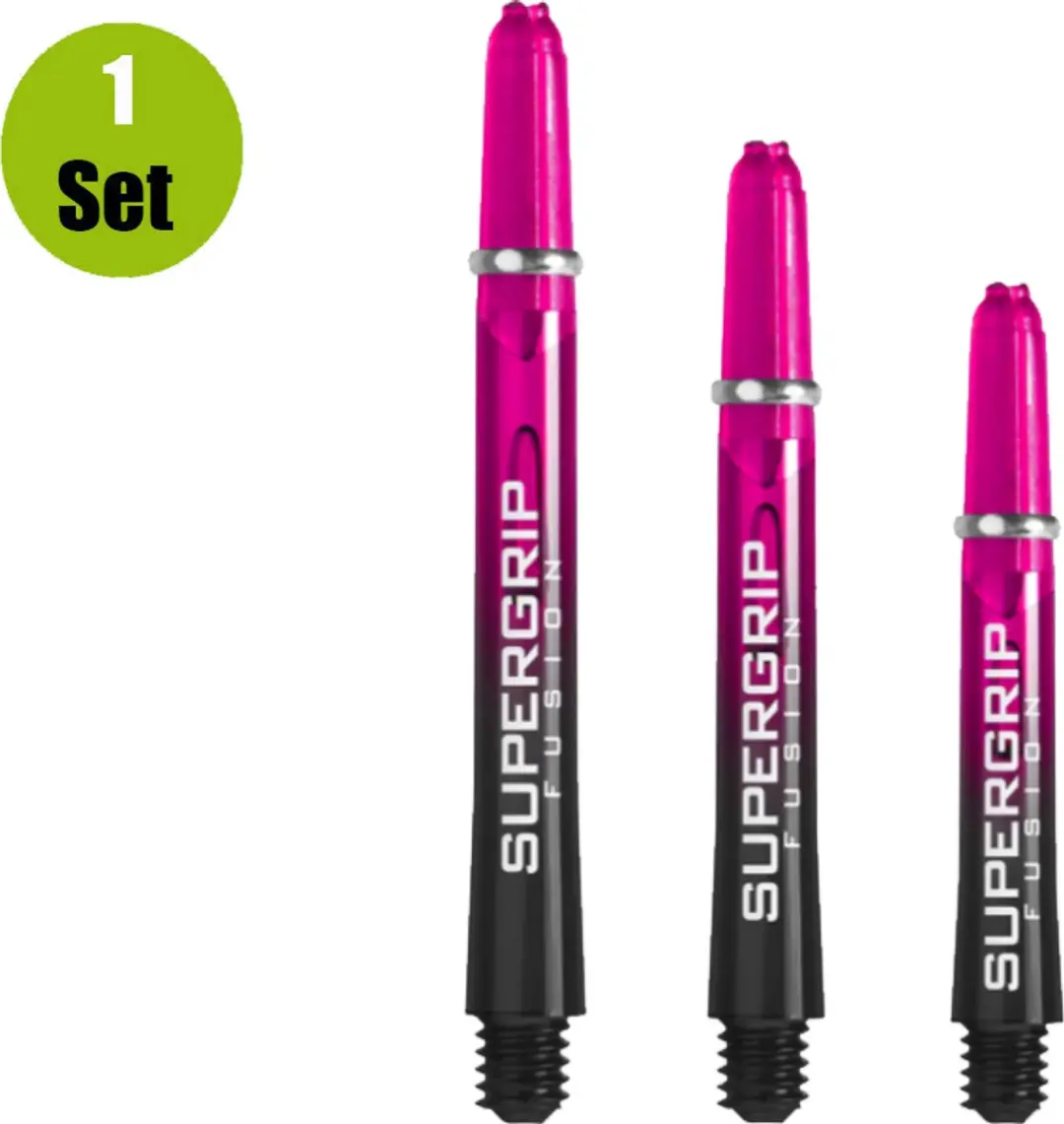 Harrows Supergrip Fusion Dart Shafts SH0169 - 3 Stuks - Roze