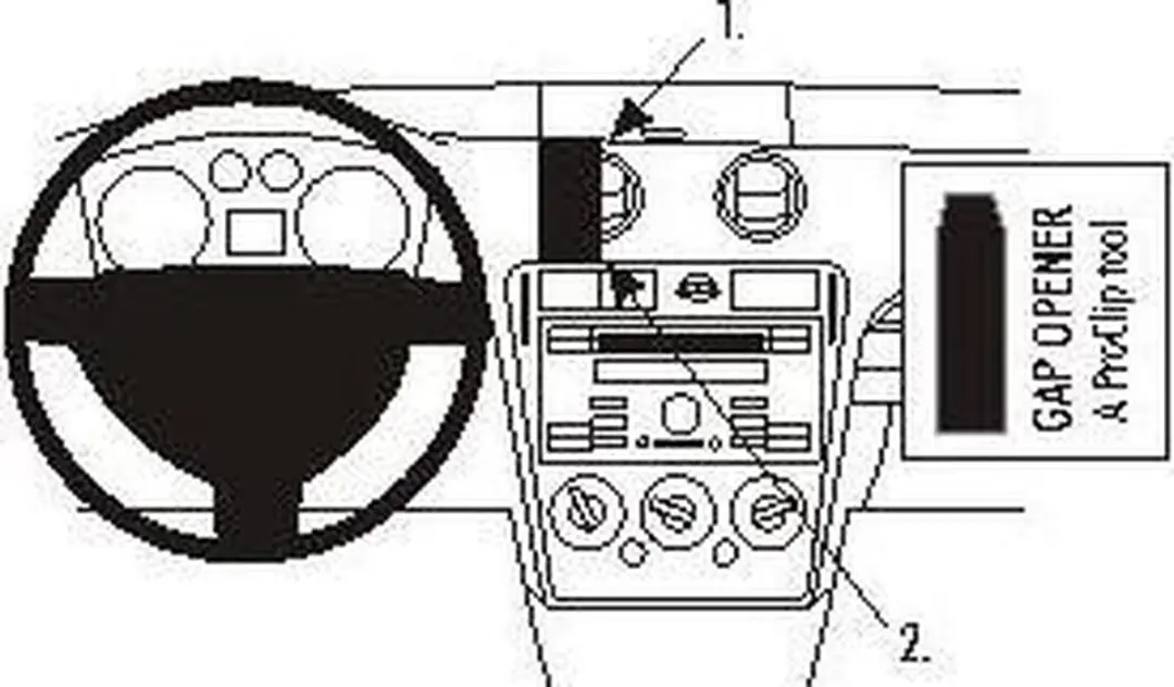 Brodit Proclip Center Mount (853797)