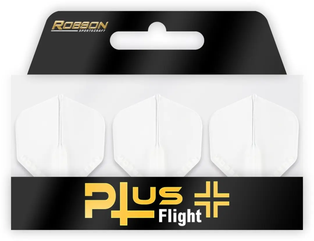Bull's Robson Plus Dart Flights Transparant - 3 Stuks
