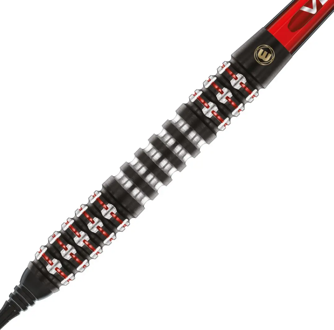 Winmau Joe Cullen Ignition Series Soft Tip Darts 3-delig - Rood/Zilver/Zwart