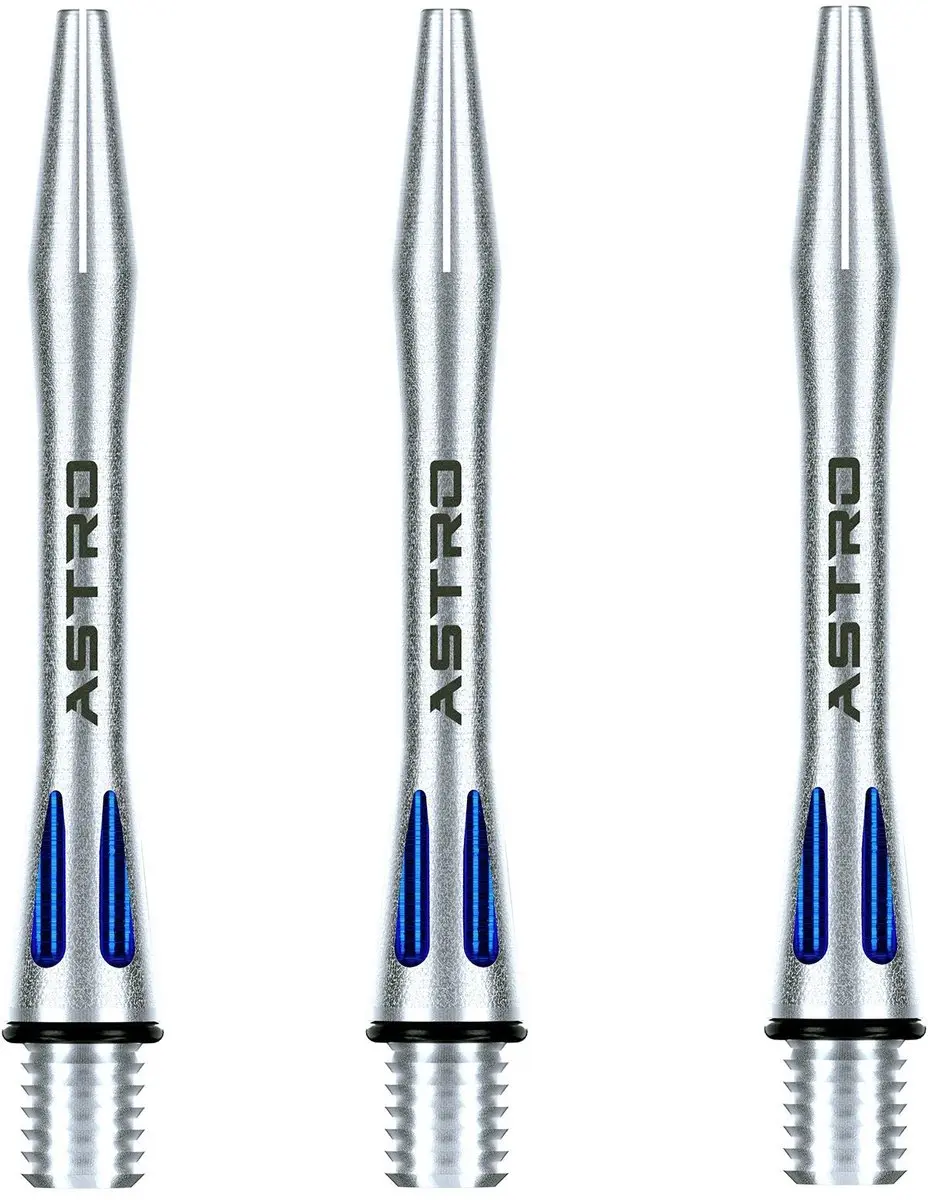 Winmau Astro Aluminium Dart Shafts 3 Stuks - Zilver