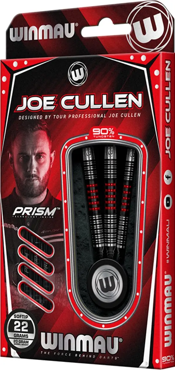 Winmau Joe Cullen 90% Soft Tip Darts - 3 Stuks