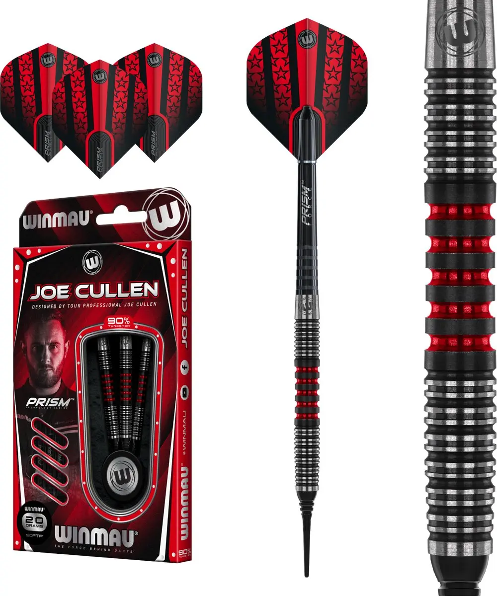 Winmau Joe Cullen 90% Soft Tip Darts - 3 Stuks