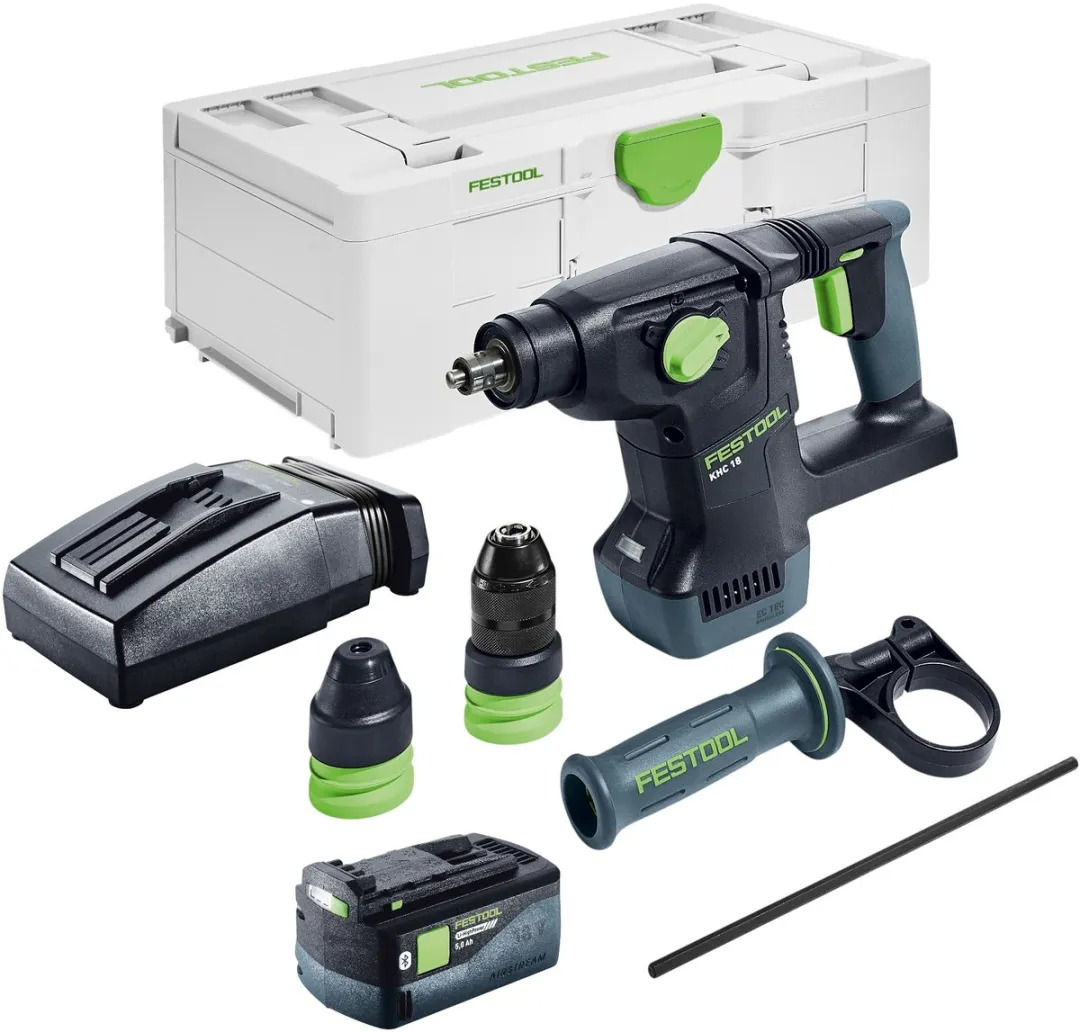 Festool KHC 18 EB-Basic Accu-Combi-Hamer 18V - 2,6J SDS-Plus - afbeelding 3 van 6