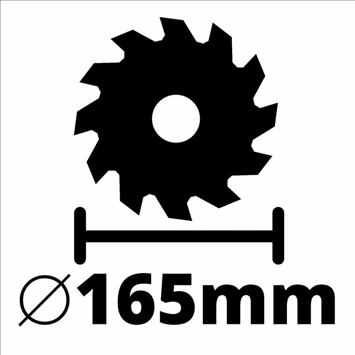Einhell TC-CS 1250 Cirkelzaag 1250W - Ø165mm