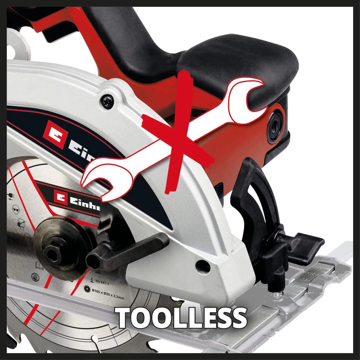 Einhell TC-CS 1250 Cirkelzaag 1250W - Ø165mm