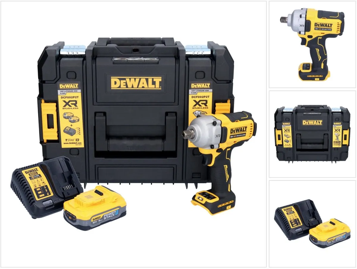 DeWalt DCF 892 H1T Slagmoersleutel 18V 813Nm