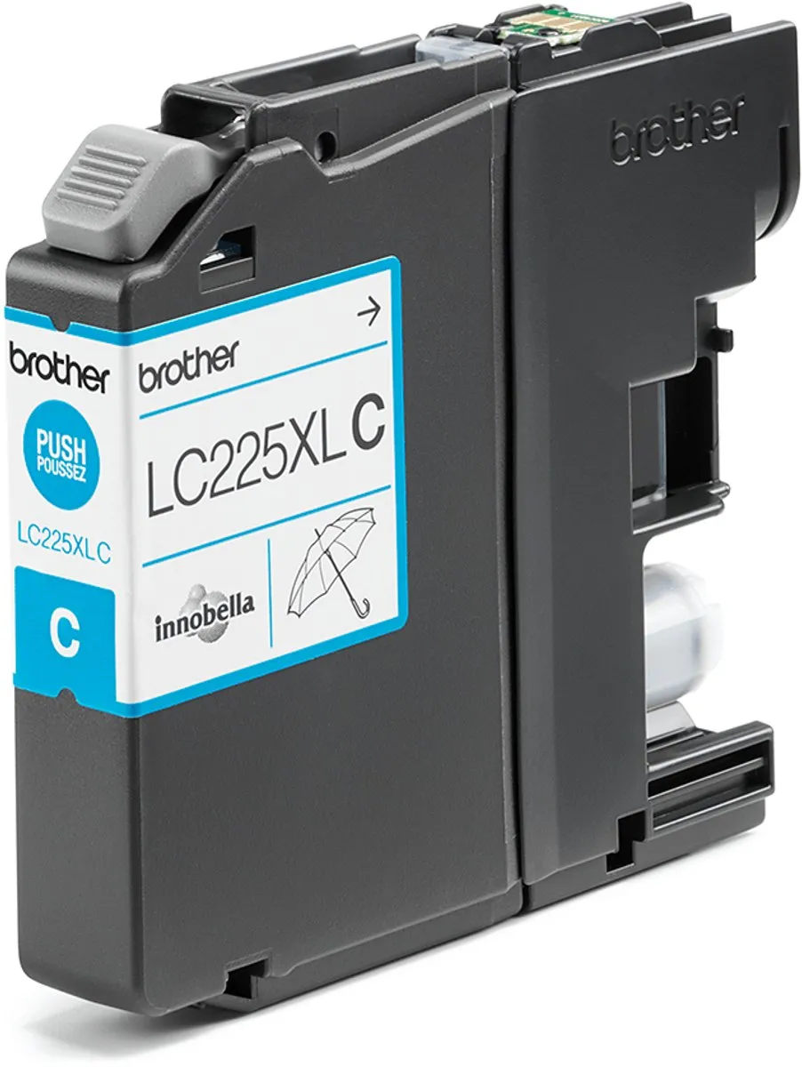 Brother LC225XLC Inktcartridge - Blauw - 5 Stuks