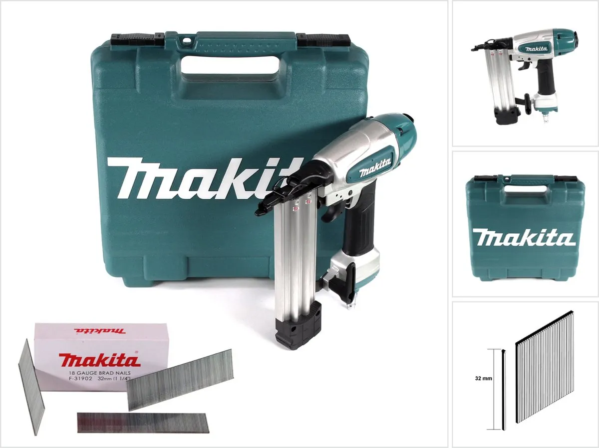 Makita AF 506 Perslucht Klemnagelmachine 15-50mm