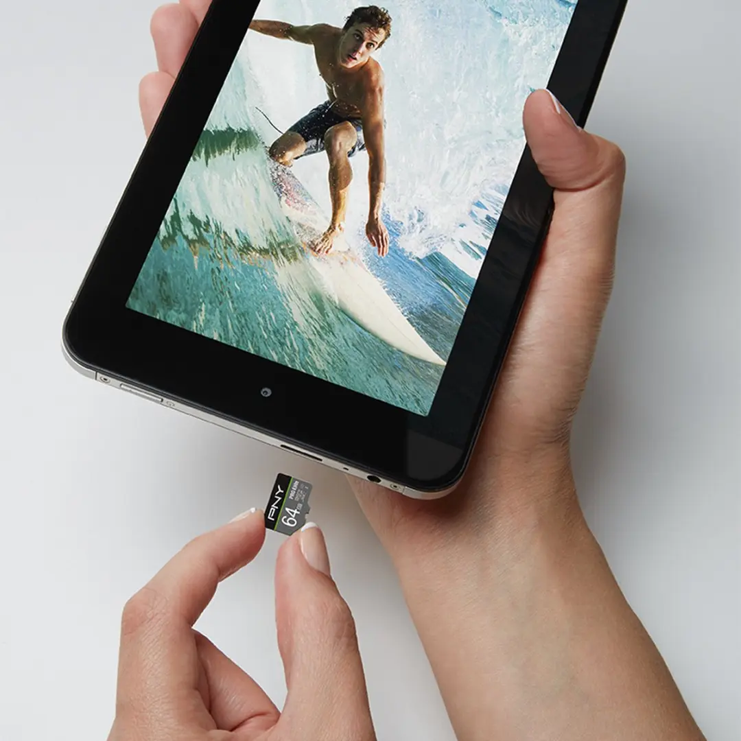 PNY Pro Elite C10 Micro SD 64GB - met adapter