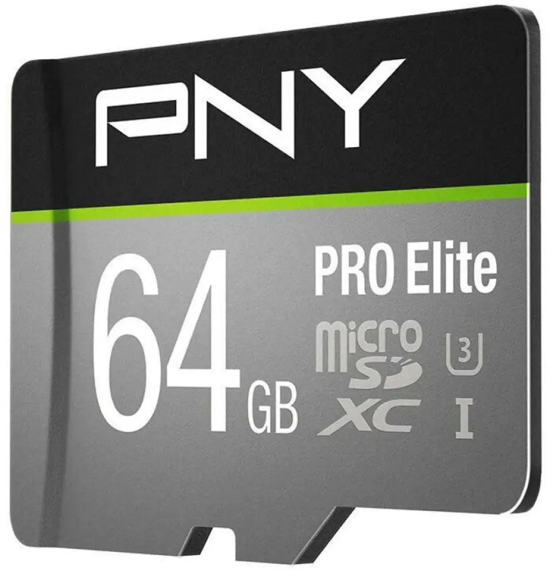 PNY Pro Elite C10 Micro SD 64GB - met adapter