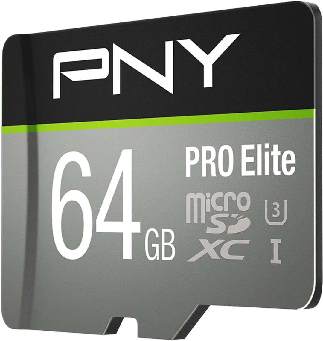 PNY Pro Elite C10 Micro SD 64GB - met adapter