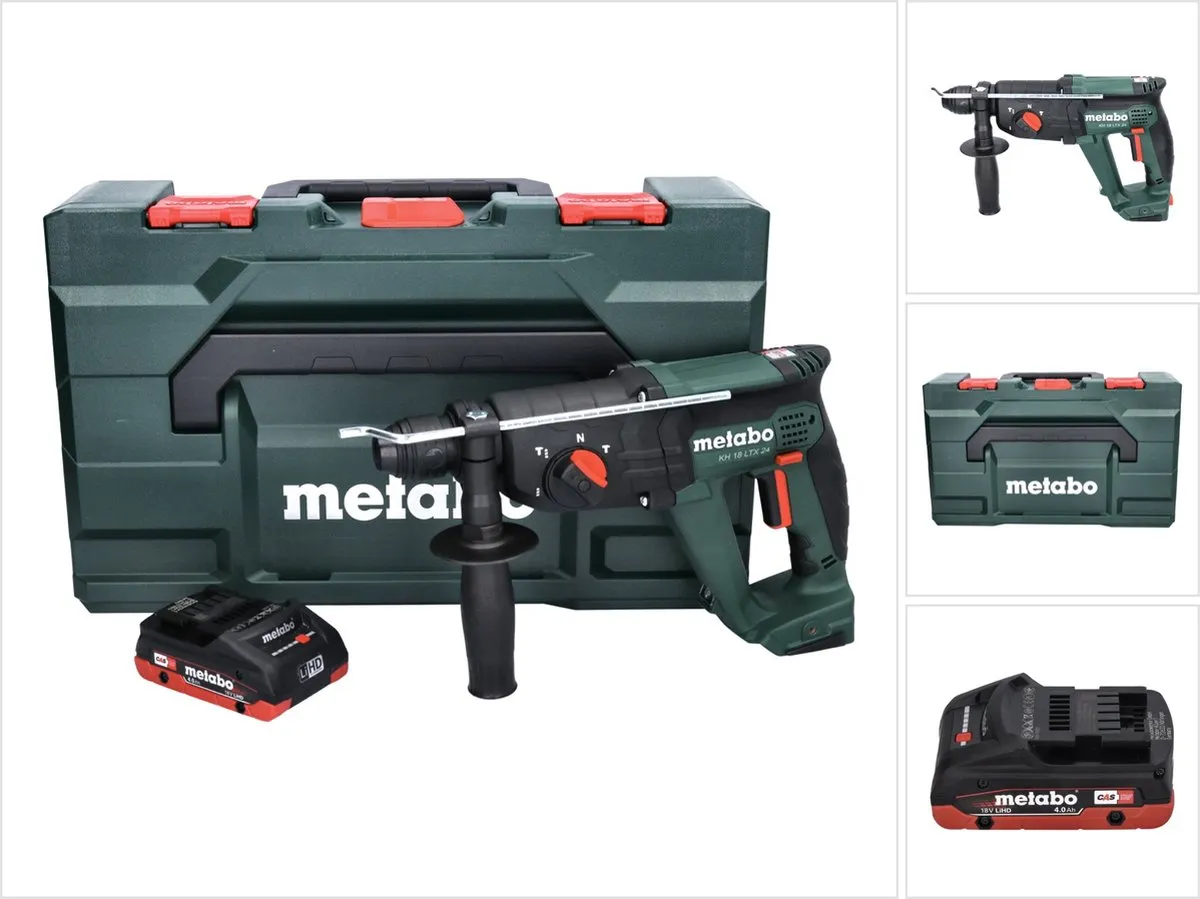 Metabo KH 18 LTX 24 Accu Combihamer 2.1J - 1x 4.0Ah Accu