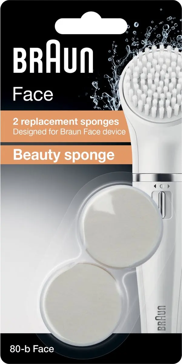 Braun Face 80-b Vervangende Beauty-sponzen
