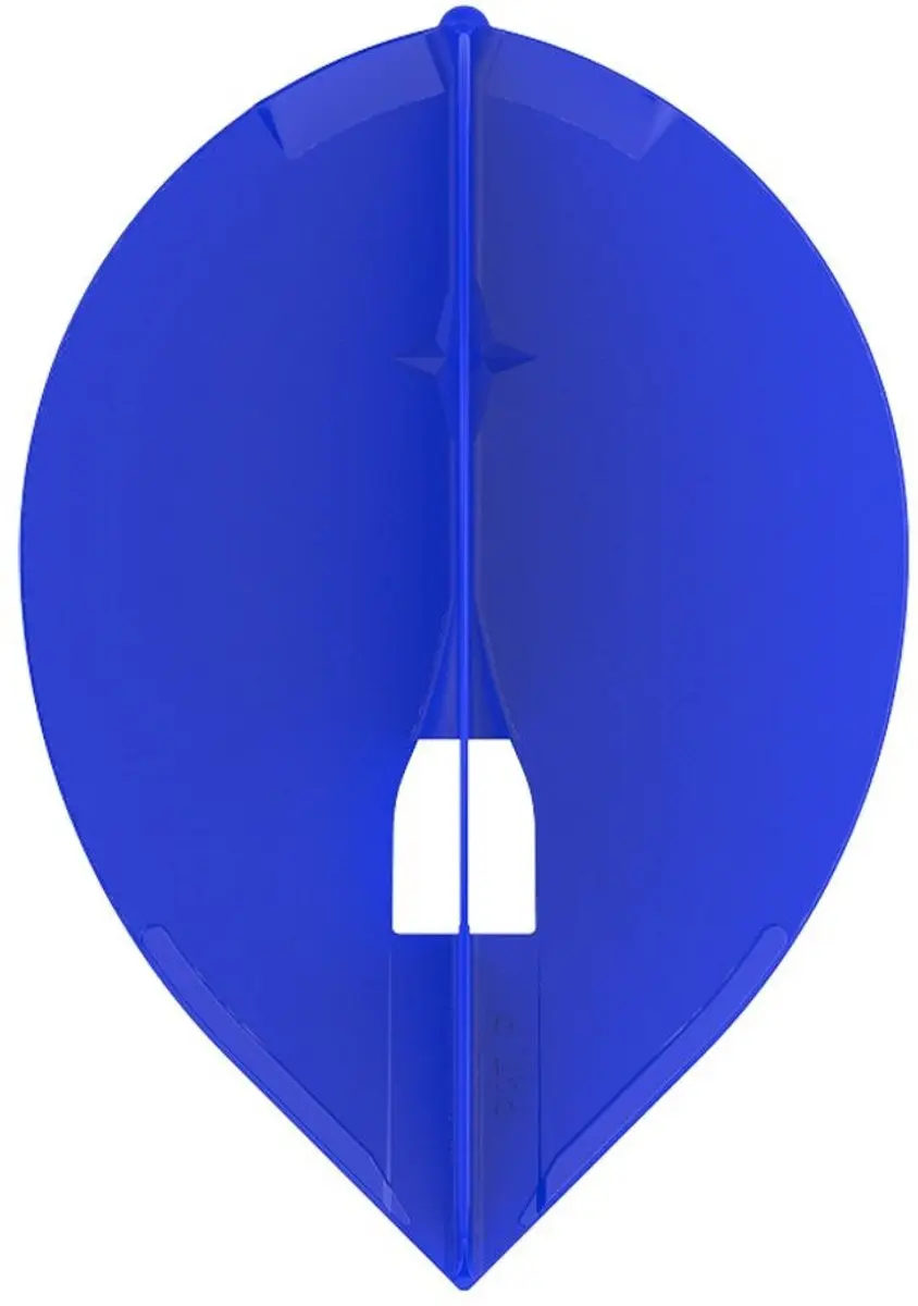 L-Style Champagne L2 Teardrop Dart Flights Blauw - 3 Stuks