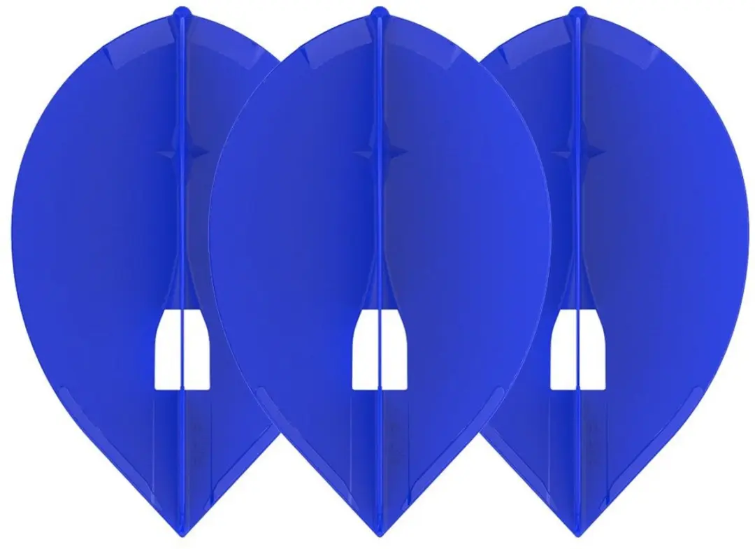 L-Style Champagne L2 Teardrop Dart Flights Blauw