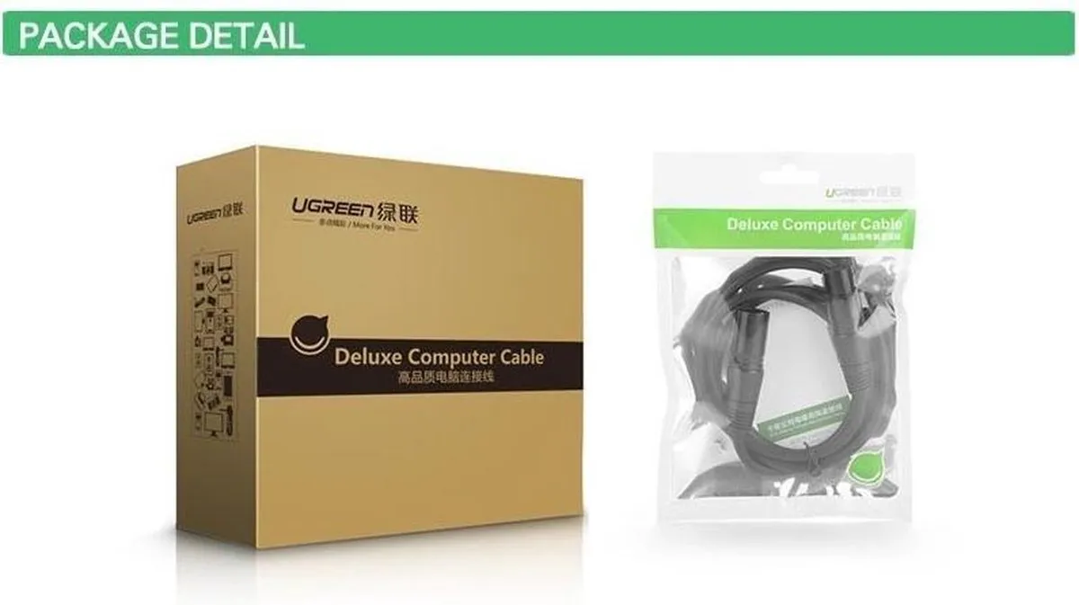 Ugreen Cannon XLR Male naar Female Microfoonkabel 10m - Zwart - afbeelding 6 van 6