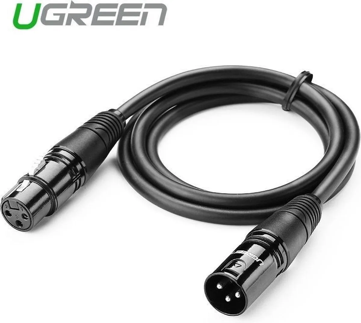 Ugreen Cannon XLR Male naar Female Microfoonkabel 10m