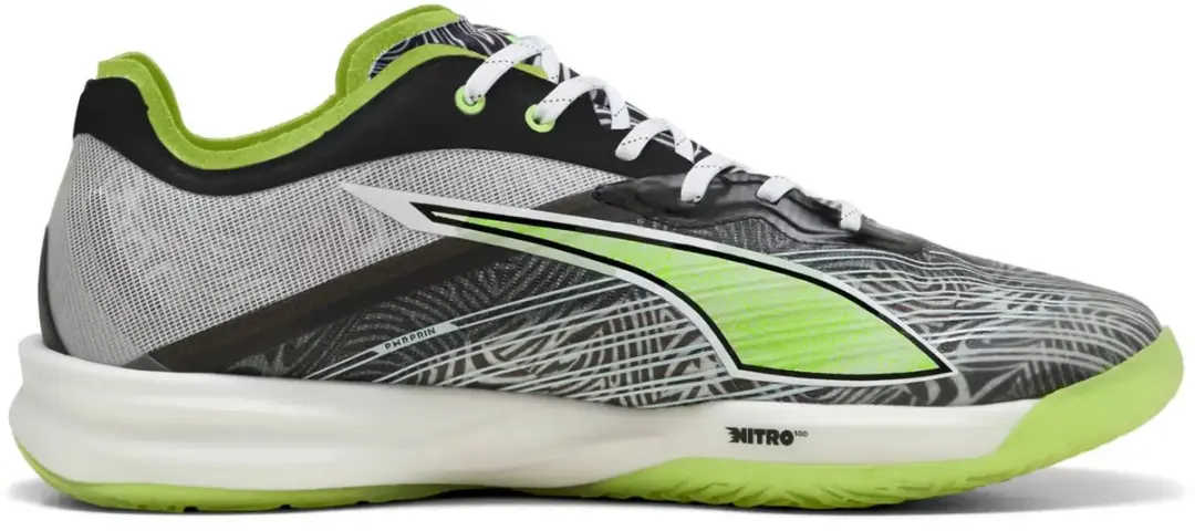 PUMA Accelerate Nitro SQD 5 Indoor Schoenen - Wit