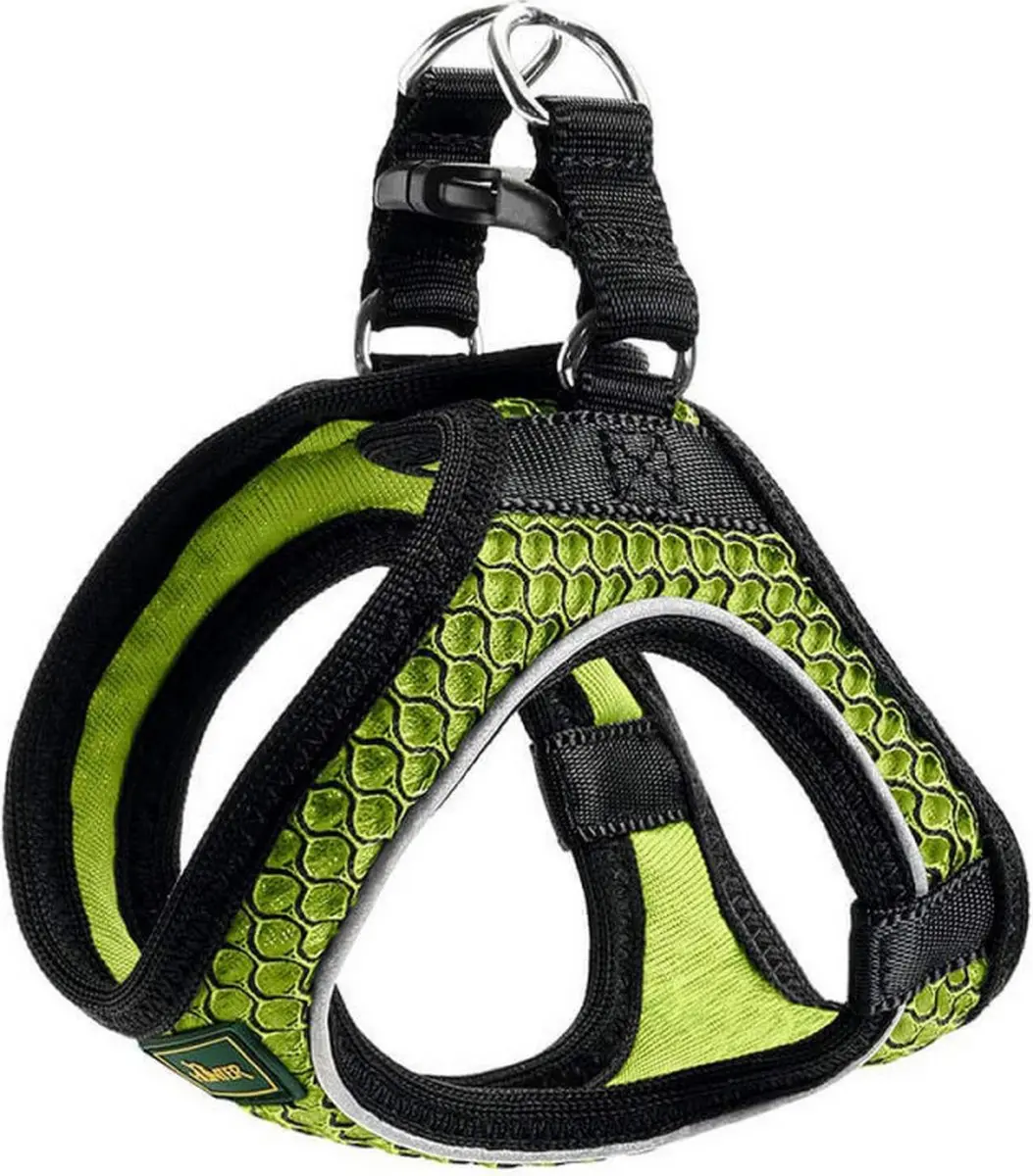 Hondentuigje Hunter Hilo-Comfort Maat S Limoen (42-48 cm)
