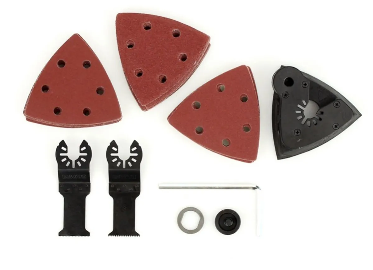 DeWalt DCS 355 NT accu-oscillator multitool 18 V borstelloos + 1x accu 4,0 Ah + accessoires + TSTAK - zonder oplader