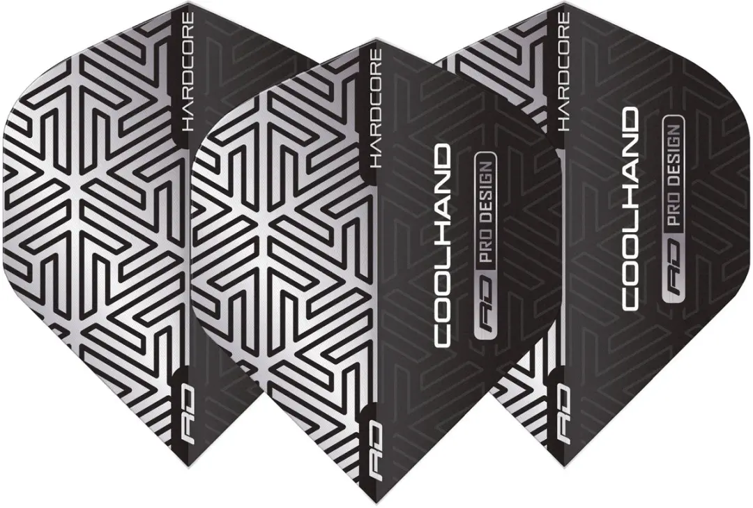 Red Dragon Luke Humphries Hardcore Cool Dart Flights TF6859 - 3 Stuks