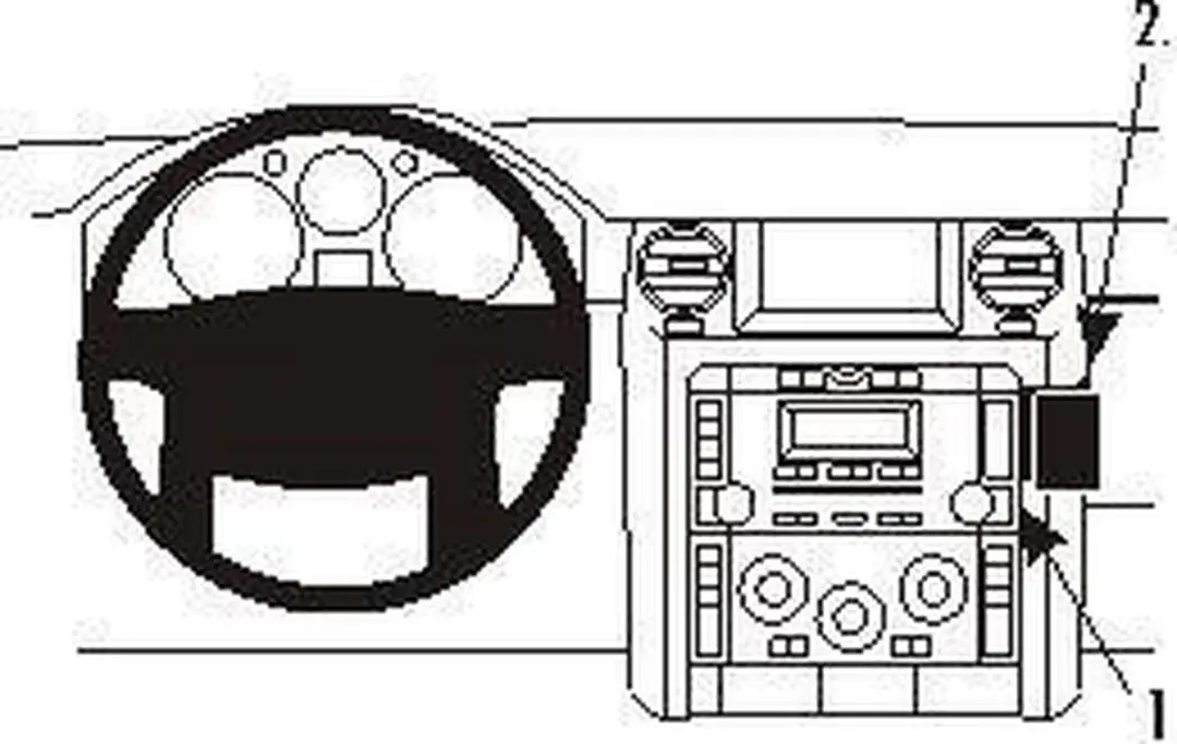 Brodit ProClip 853573 Land Rover Discovery III/LR3 Houder - Zwart