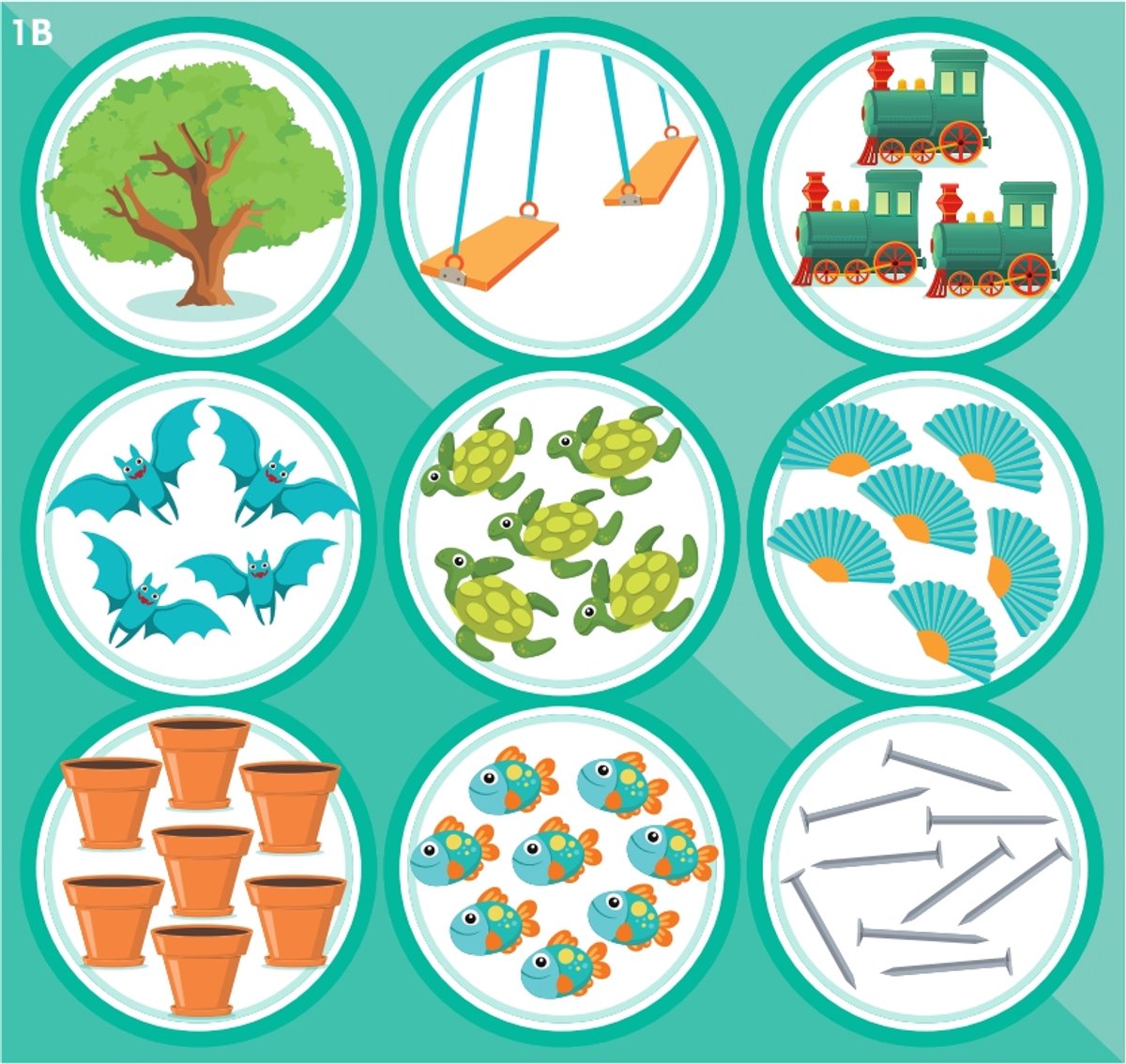 Tactic Ik Leer: Cijfers – Bordspel – Educatief – Leerzaam Spel om te Leren Tellen en Getallen te Herkennen – 1 tot 4 Spelers – Vanaf 4 Jaar