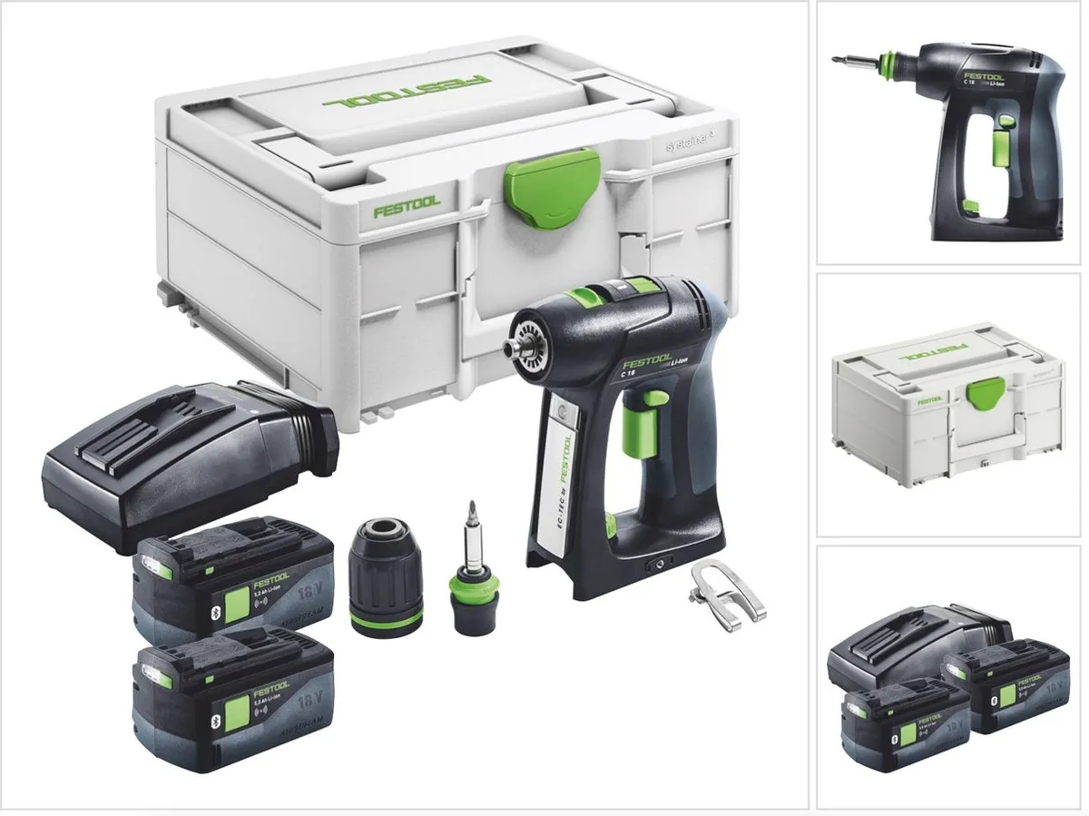 Festool C 18-Basic Accuboormachine 18V 45Nm