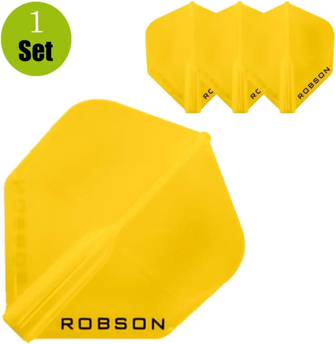 Bull's Robson Plus Flight - Geel - 3 Stuks
