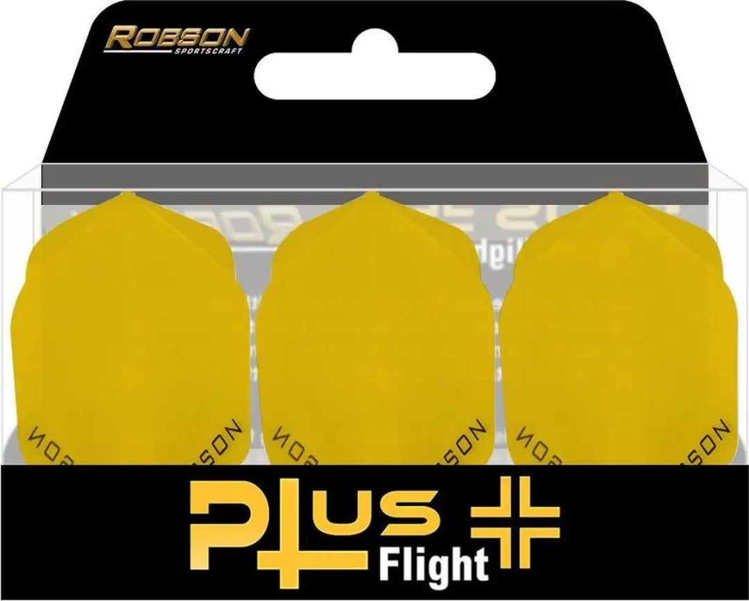 Bull's Robson Plus Flight - Geel - 3 Stuks
