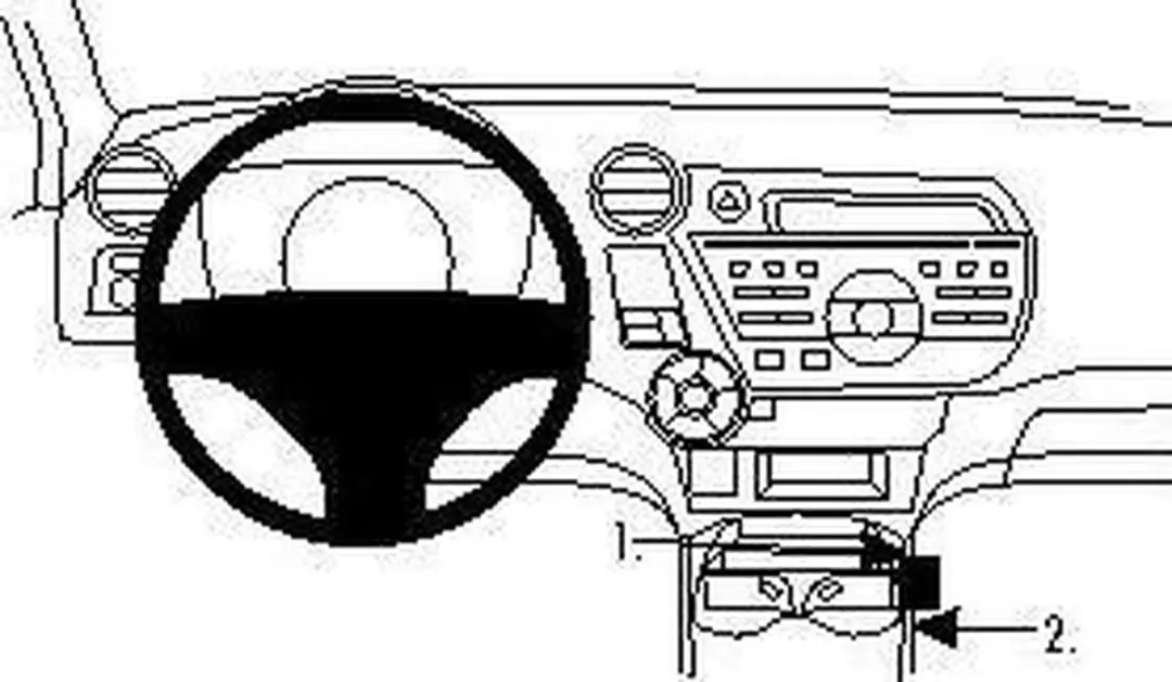 Brodit ProClip 834361 Houder - Honda Insight 2009-2015 - Zwart