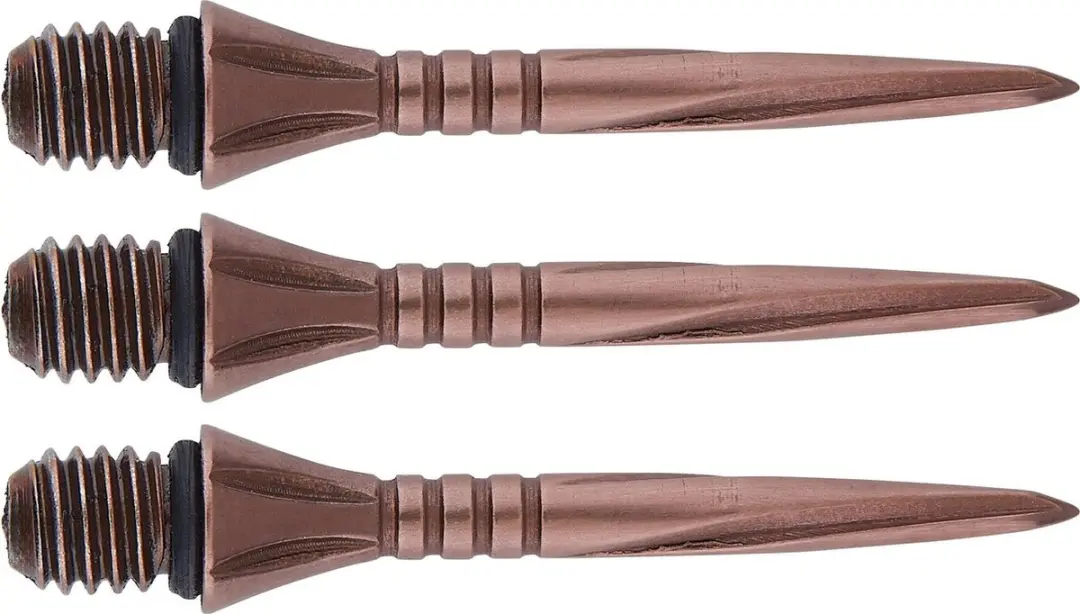 Unicorn Steel Dart Points Volute Converta Rosso 27mm