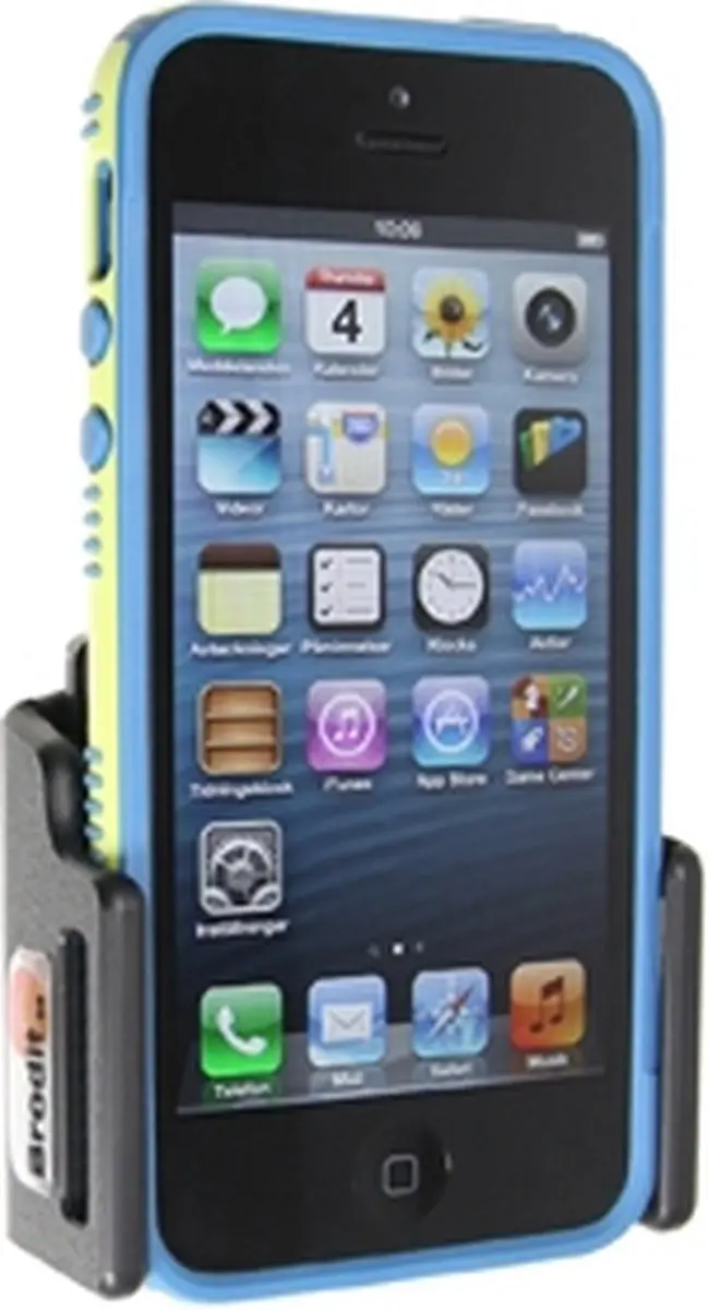 Brodit iPhone 5/12 Mini/13 Mini/SE Houder - Zwart - Swivelmount