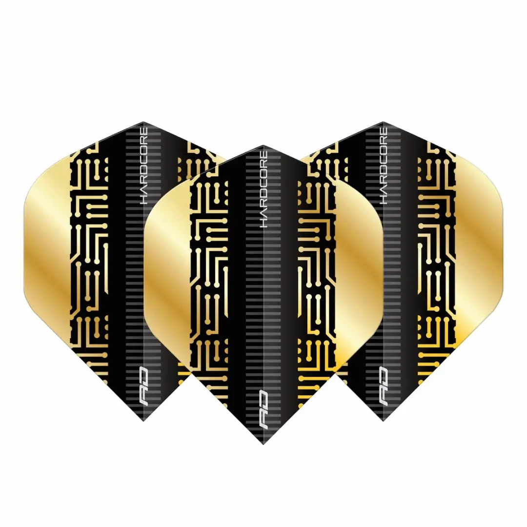 Red Dragon TF6830 Dart Flights - Goud & Zwart