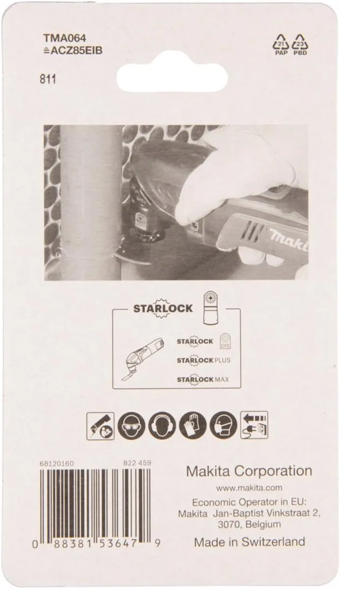 Makita TMA064 Segmentzaagblad 85mm - Multi materiaal