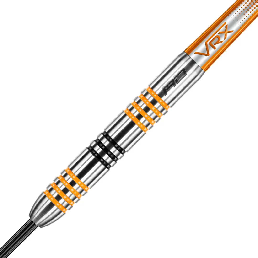 Red Dragon Amberjack 3 Dartpijlen - 3 Stuks - Zwart/Oranje/Zilver