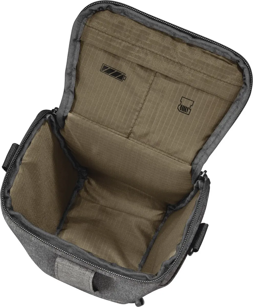 Hama Cameratas Terra 00121303 Schoudertas M - Grijs