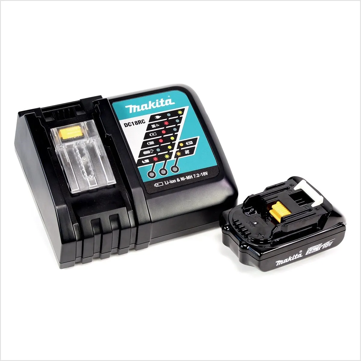 Makita DHS 680 RA1J accu-handcirkelzaag 18 V 165 mm borstelloos + 1x accu 2,0 Ah + oplader + Makpac