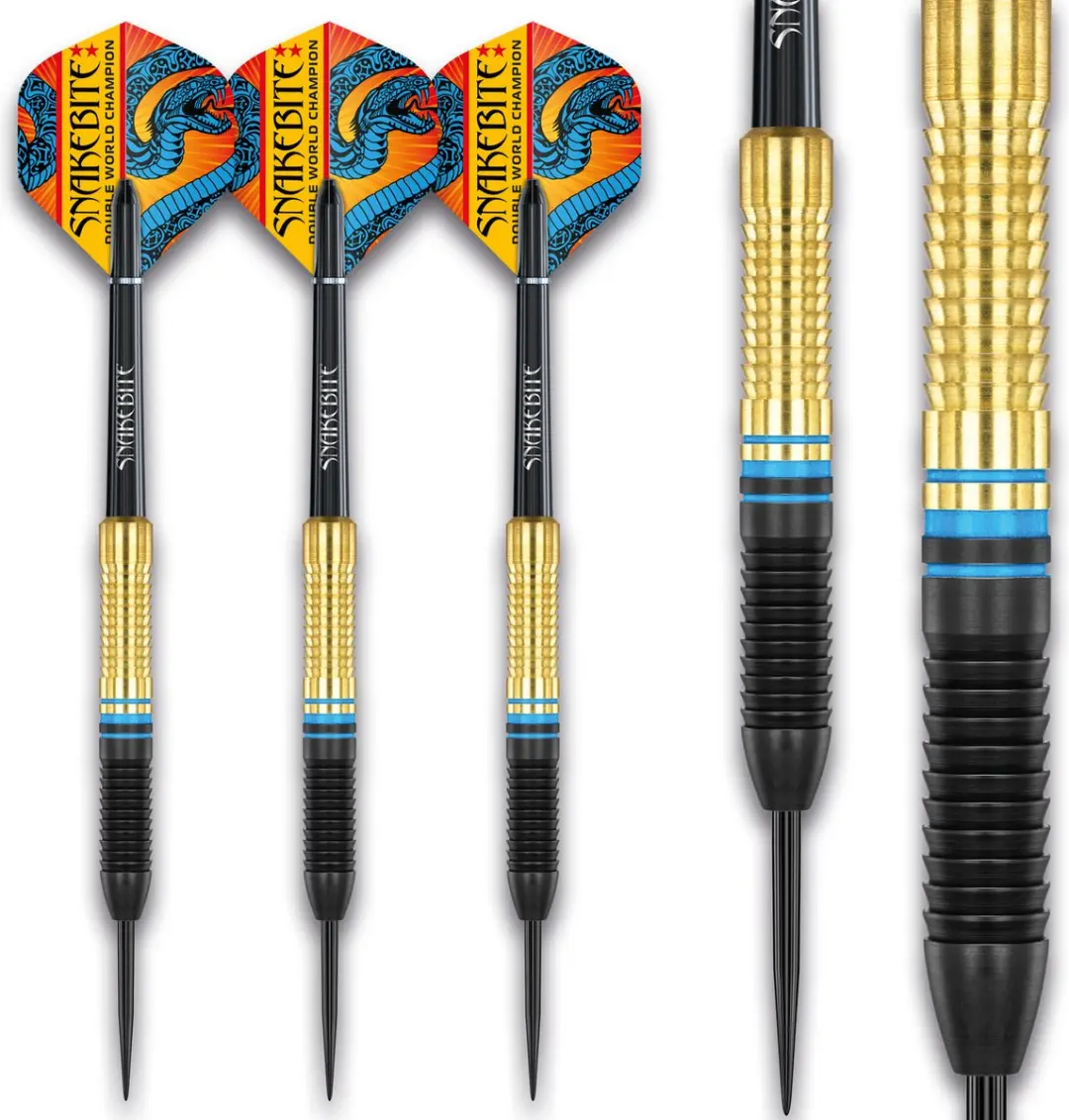 Red Dragon Peter Wright Snakebite V DWC Dartpijlen - 22g - 3 Stuks