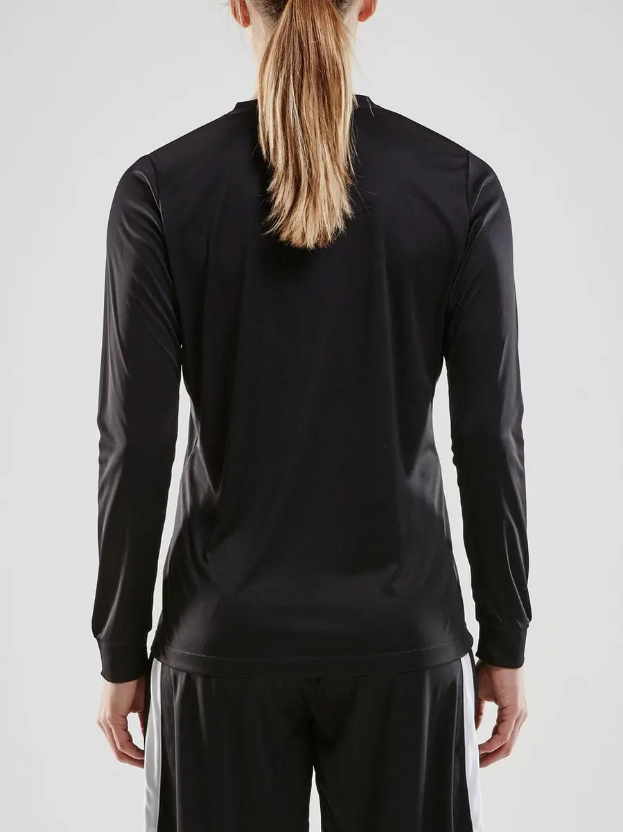 Craft Squad Jersey Solid LS M - Zwart/Wit