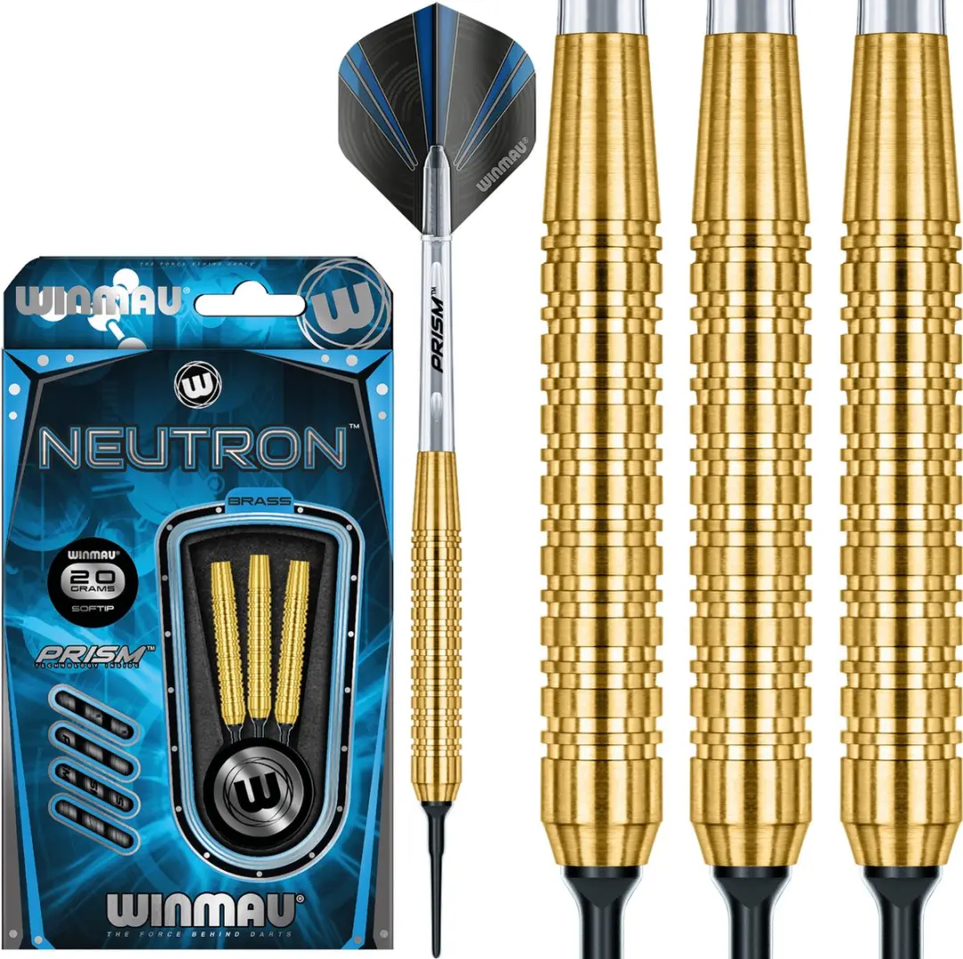 Winmau Neutron 1 Brass Soft Tip Darts