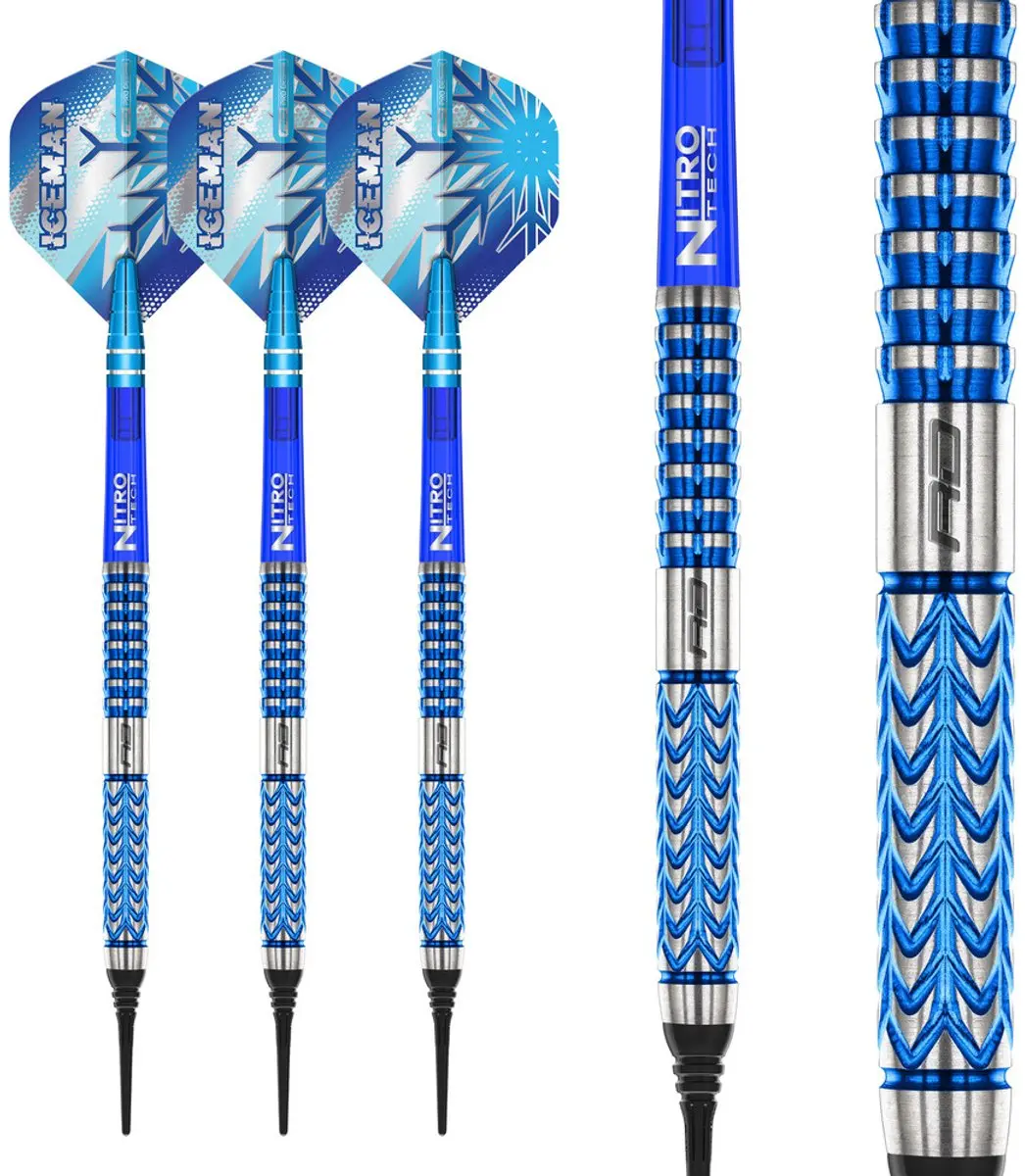 Red Dragon Gerwyn Price Glacier 90% Darts - 3 Stuks