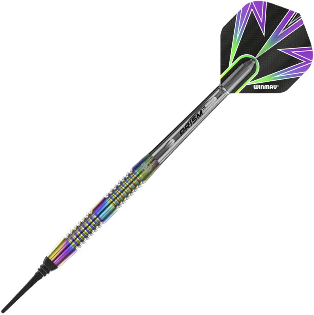 Winmau Tuscan Soft Tip Darts WM2885-DS-K - 3 Stuks - Rainbow - afbeelding 6 van 6