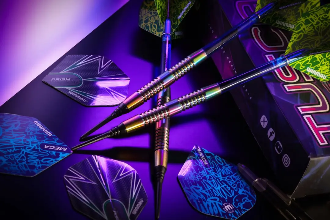 Winmau Tuscan Soft Tip Darts WM2885-DS-K - 3 Stuks - Rainbow
