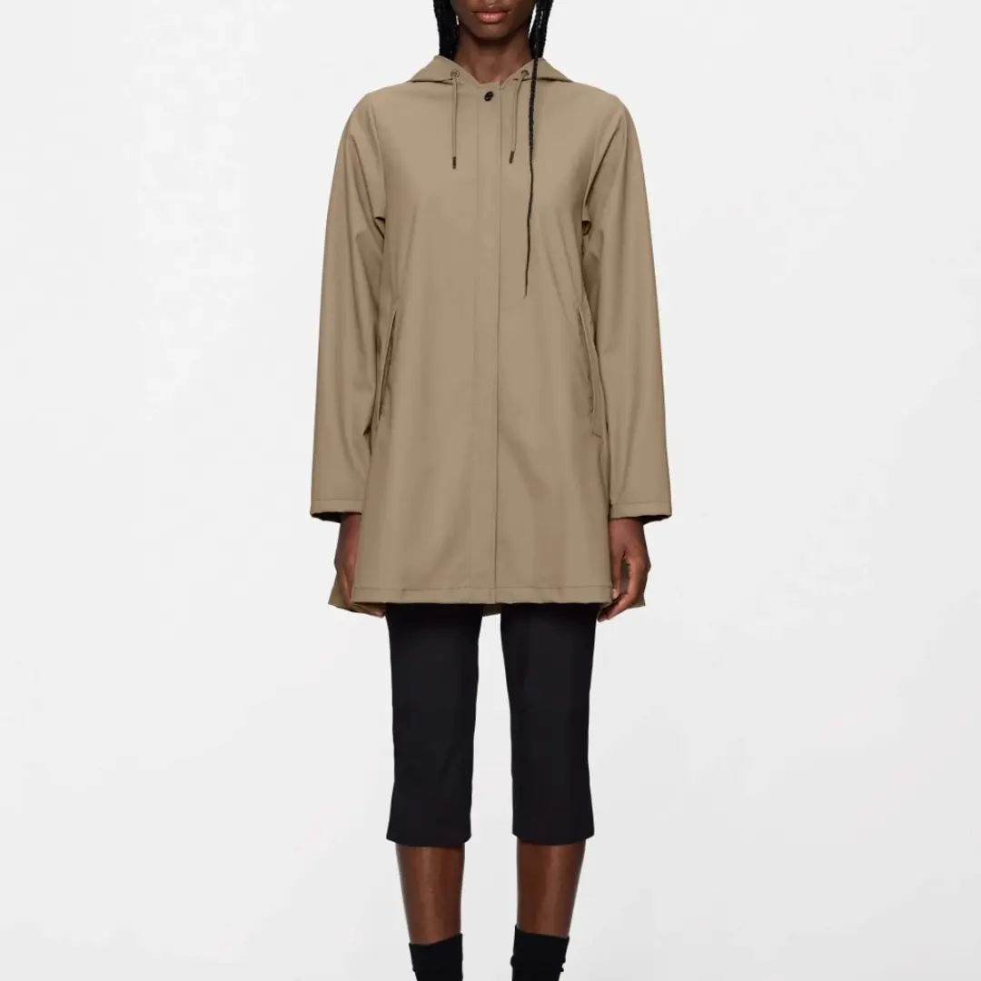 Rains Jas A-lijn - Beige