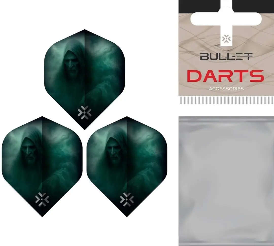 Bullet Shadow NO2 BT1105180 Dart Flights - 3 Stuks