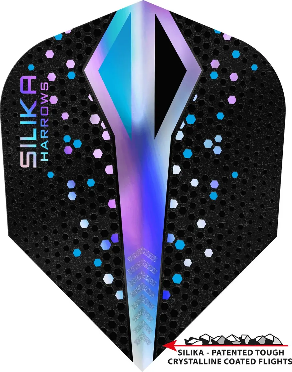 Harrows Silika Color Shift Silver HF5138 Dart Flights